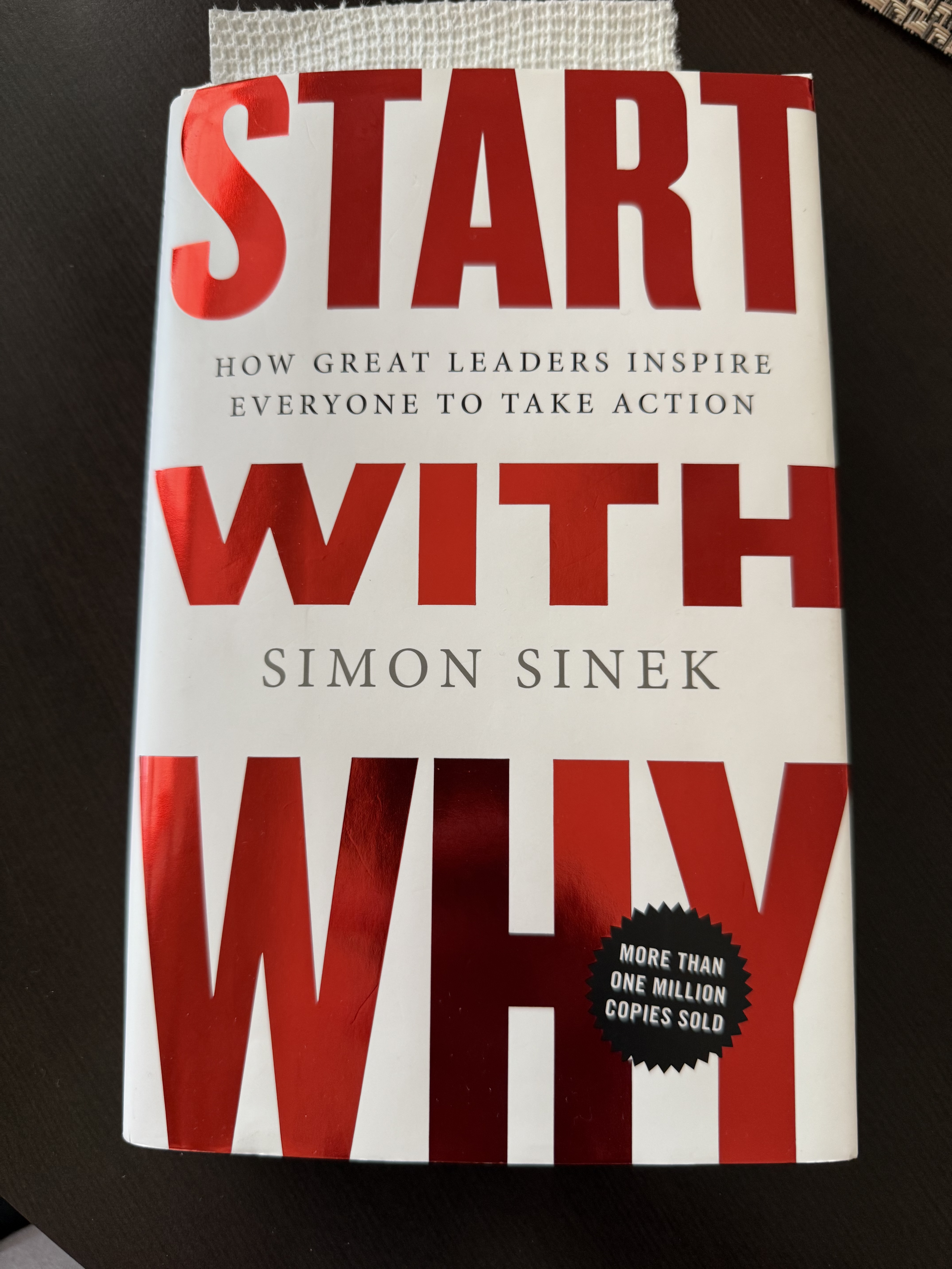 Start with Why book by Simon Sinek