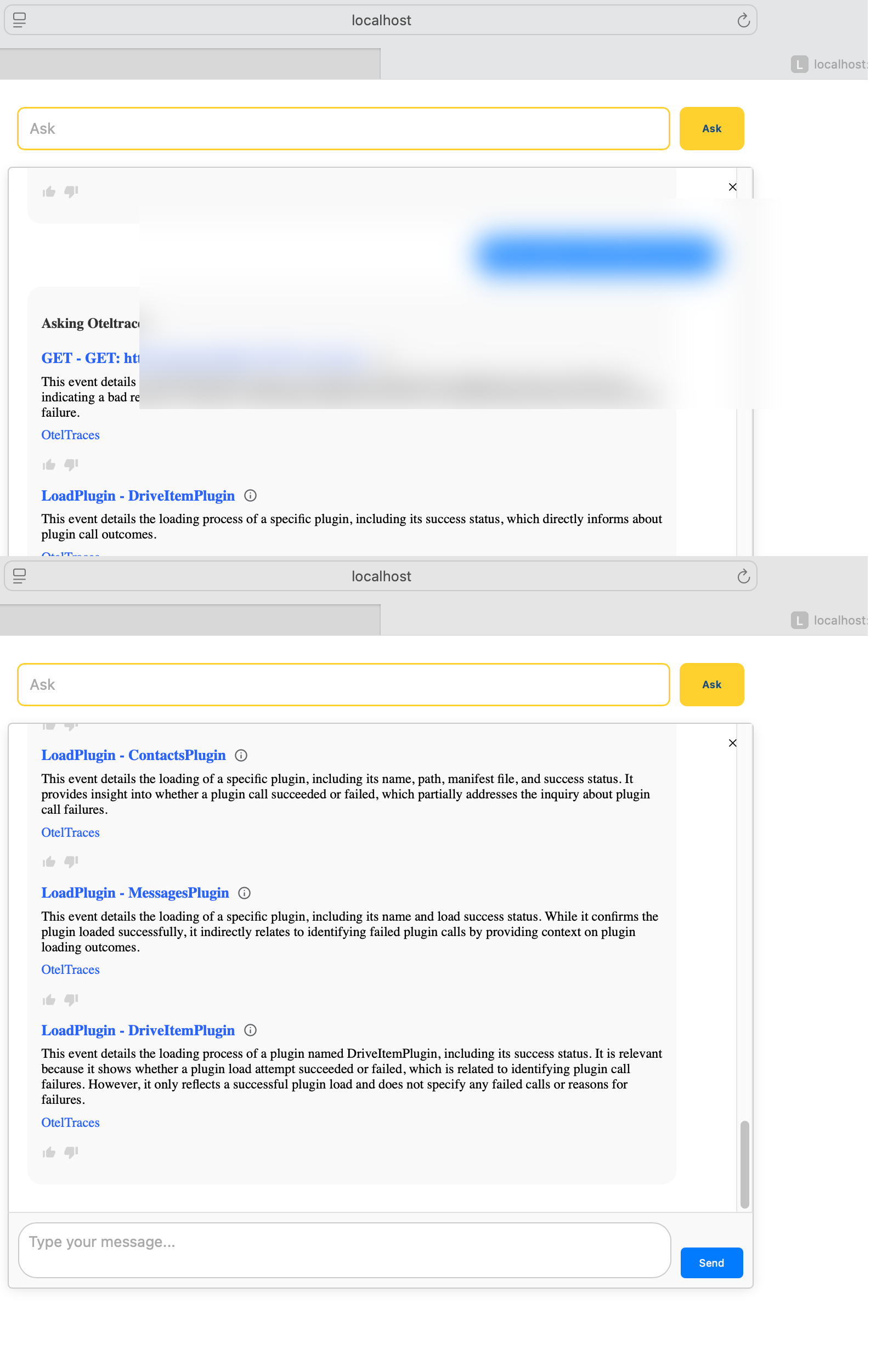 Plugin Duration Query Response