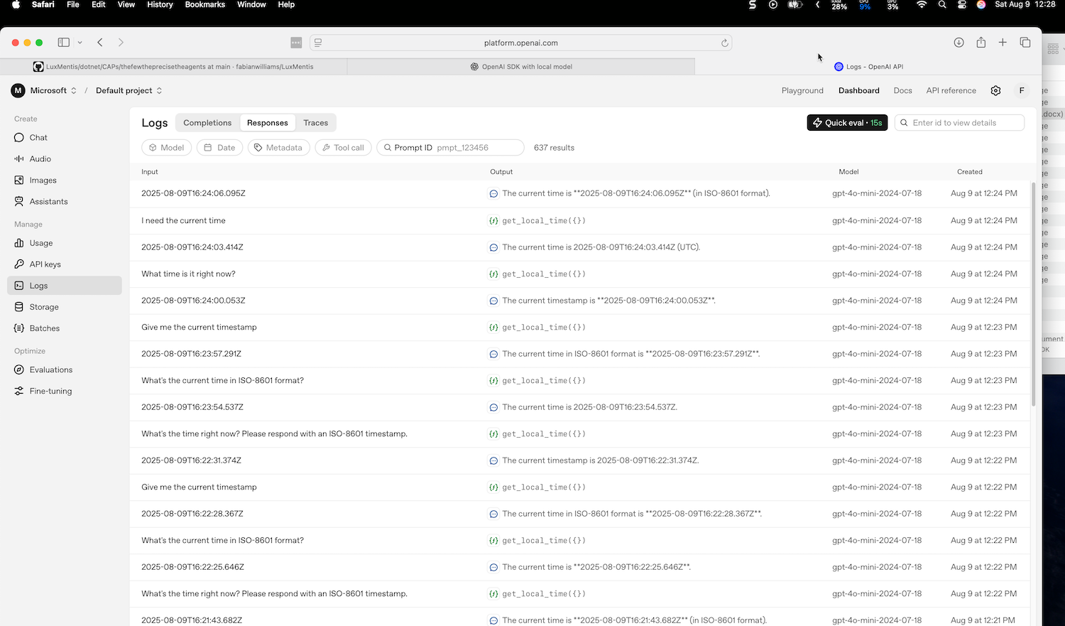 Testing Results