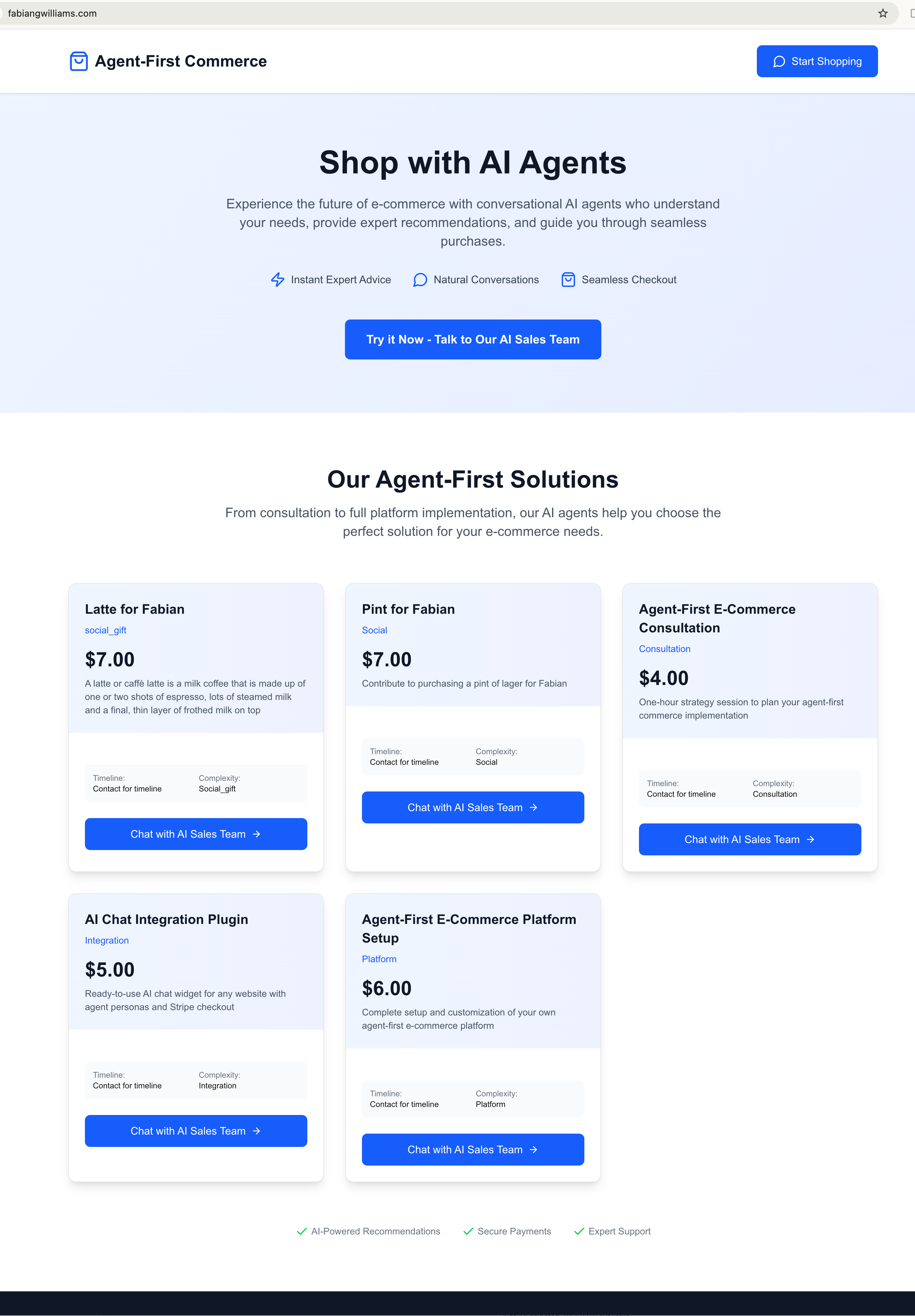 Landing Page