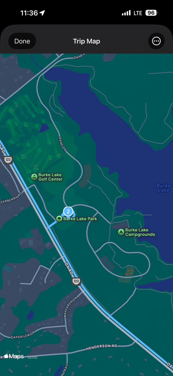 Burke Lake Park on the map